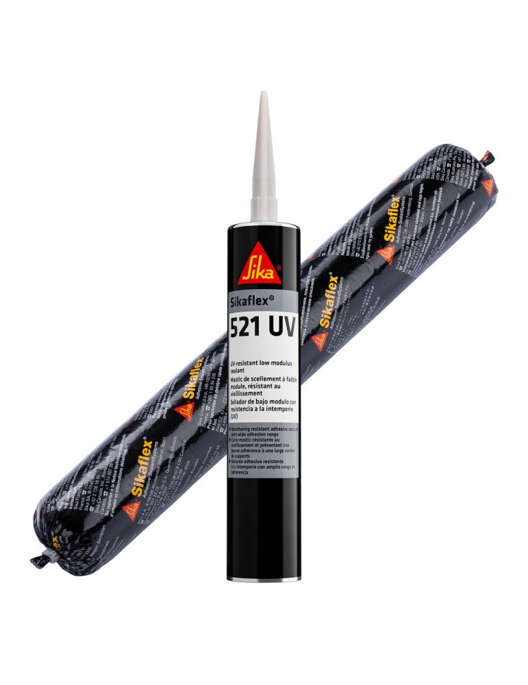 Sikaflex 521 UV Adhesivo sellador Negro 300cm