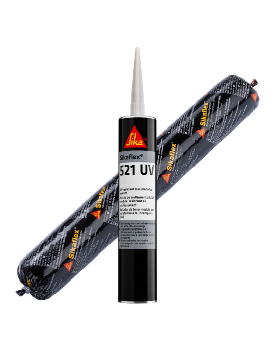 Sikaflex 521 UV Adhesivo sellador Negro 300cm