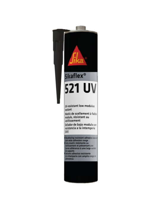 Sikaflex 521 UV Adhesivo sellador Negro 300cm