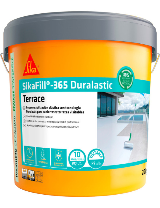 SikaFill 365 Terrace Rojo 20 Kg