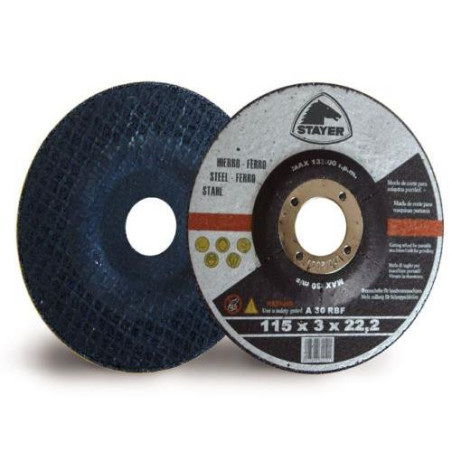 DISCO CORTE STANDAR HIERRO 115X3 50.337