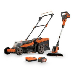 CORTACESPED 4 PIEZAS (2X20V BAT. + CARGADOR)