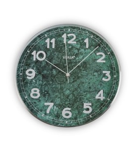 Reloj Aluminio Marmol Verde...