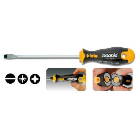 DESTORNILLADOR ERGONIC PUNTA PLANA 4X0.8X100