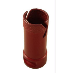 CORONA DIAMANTE ROJA M-14 PARA PORCELANICO 30 MM