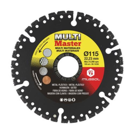 DISCO DIAMANTE MULTIMASTER 115MM