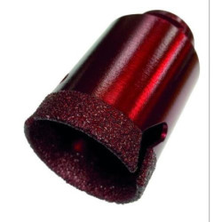 CORONA DIAMANTE PORCELANICO ROJA M-14 8 MM. WC148