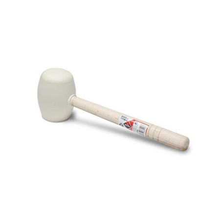 MAZA GOMA BLANCA CARA PLANA ESFERICA 500GR. 66906