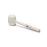 MAZA GOMA BLANCA CARA PLANA ESFERICA 500GR. 66906