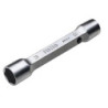LLAVE TUBULAR EXAGONAL DOS BOCAS CROMO 10-11