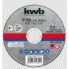 DISCO CORTE INOX/METAL 125X1MM KWB