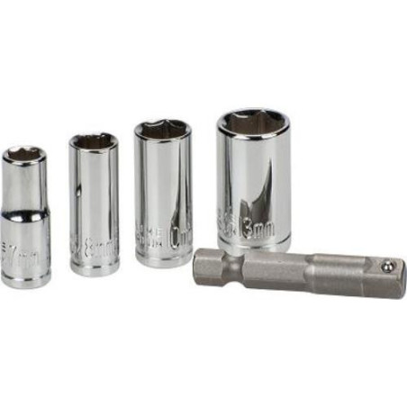 JUEGO 4 LLAVES VASO 7-13 + ADAPTADOR 50MM.49105110