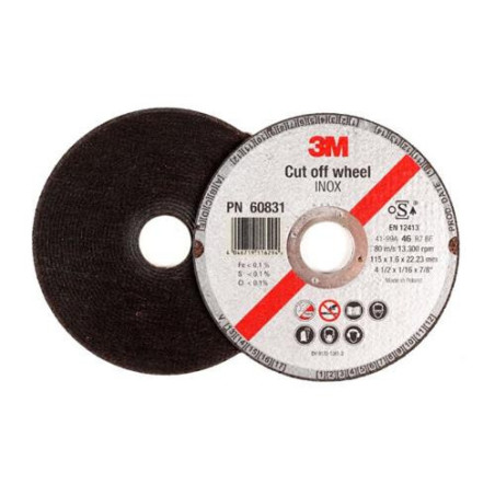 DISCO CORTE T42 115X3.2X1.6 MM. 64334 DISCO CORTE T42 115X3.2X1.6 MM. 64334