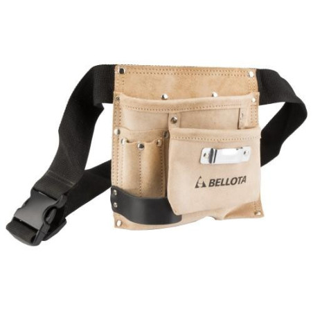 PORTA-HERRAMIENTAS PIEL 3 BOLSILLOS CON CINTURON