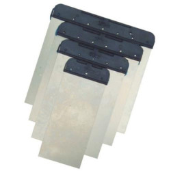 ESPATULAS FLEXIBLES EMPLASTECER INOX. (JUEGO-4)