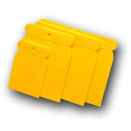 ESPATULAS FLEXIBLES EMPLASTECER PLASTICO (JUEGO-4)