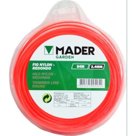 HILO NYLON REDONDO 2,4 MM. 84 M. 90405