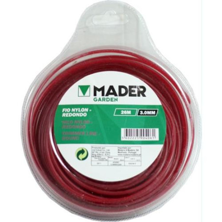 HILO NYLON REDONDO 3,0 MM. 26 M. 90406