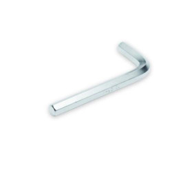 LLAVE ALLEN HEXAGONAL CORTA CROMADA 4MM
