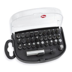 ESTUCHE PUNTAS ATORNILLAR 1/4" 32 PZAS. 438-001