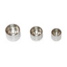 SOPORTE TUBO ARMARIO 15 Ø19X15MM NIQ.(BOL-2) 22303