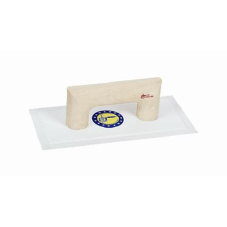LLANA PLASTICO BLANCO 30X14 MANGO REDONDO 663PBR