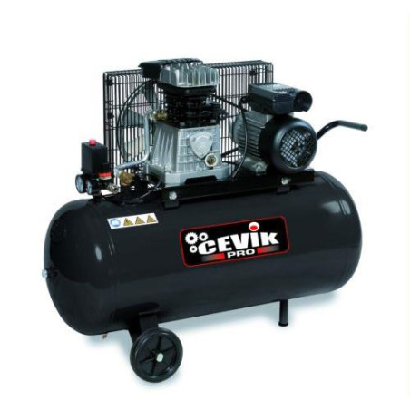 COMPRESOR 10BAR 100 LITROS 3HP CON ACEITE Y CORREA