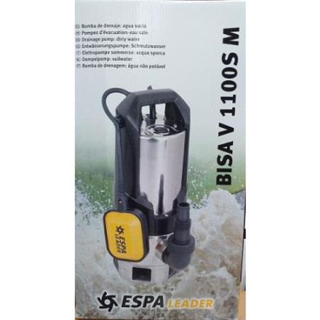 BOMBA SUMERG. INOX ESPA AGUAS SUCIAS 1100W.BISA V