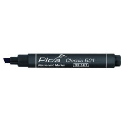 MARCADOR PERMANENTE PICA TIPO PINCEL NEGRO