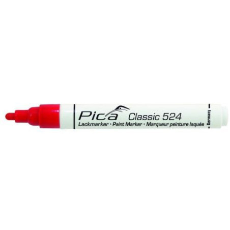 MARCADOR PERMANENTE PICA CLASSIC ROJO