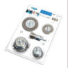 KIT 5 CEPILLOS ALAMBRE ACERO CIRCULARES 1418600005