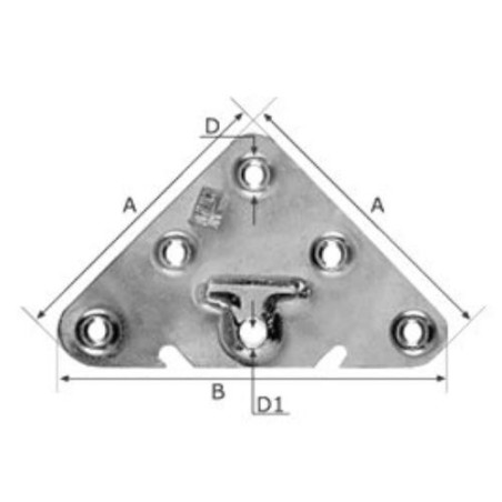 ESCUADRA COLGAR HG 304-000 1675