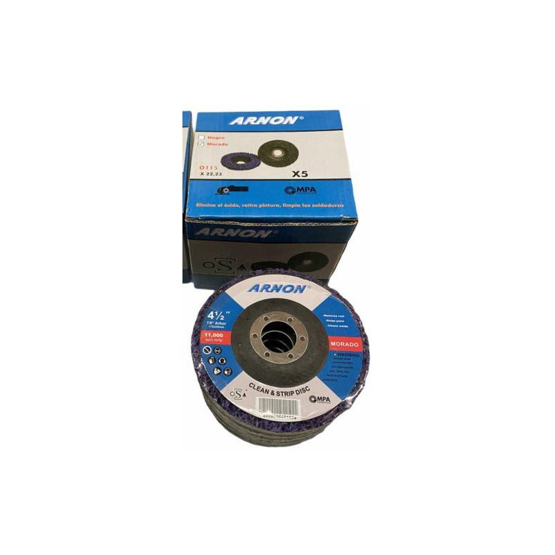 DISCO DECAPAR NYLON 115X22 MORADO DUREZA MED.ARNON DISCO DECAPAR NYLON 115X22 MORADO DUREZA MED.ARNON