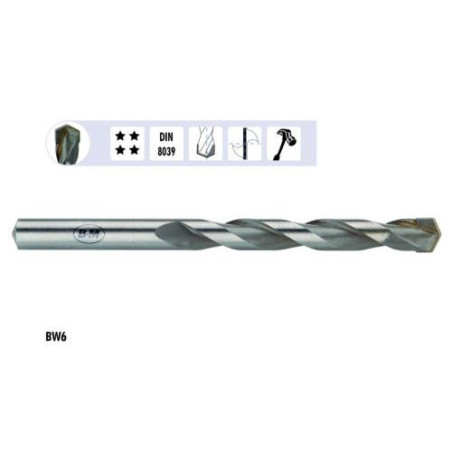 BROCA PARED PROFESIONAL Ø 5X150 MM