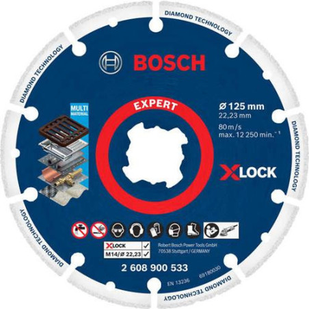 LOTE DE DISCOS DE 115MM EXPERT DIAMOND METAL WHEEL