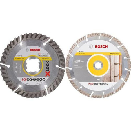KIT 2 DISCOS DIAMANTE STANDARD FOR UNIVERSAL 230MM