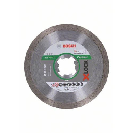 DISCO DIAMANTE X-LOCK STANDARD CERAMICA 115MM