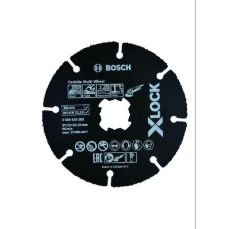 DISCO CORTE MULTIWHEEL 115 X 22,23 MM X-LOCK