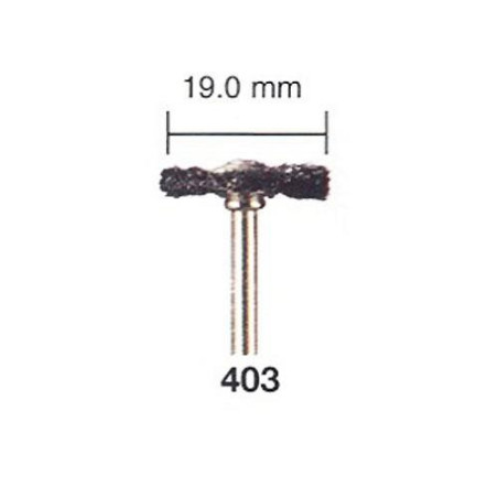 CEPILLO CERDA 19,2 MM. VASTAGO 3,2 MPX2 403