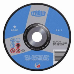 DISCO CORTE ACERO/INOXIDABLE BASIC 230X3X22 222044