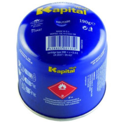CARTUCHO GAS BUTANO 190 GR. KBUT200