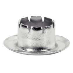 BROCHE 12MM PLATA 25 UNID. 5000413