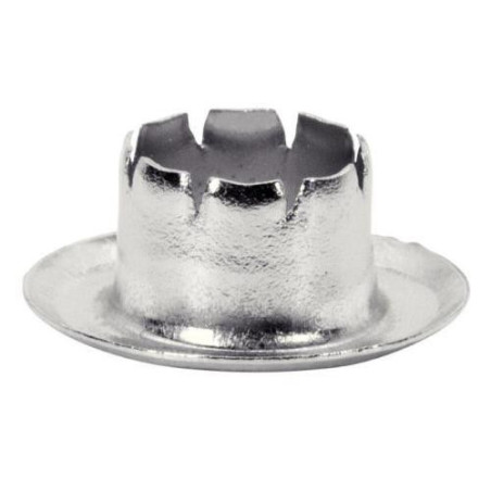 BROCHE 12MM PLATA 25 UNID. 5000413
