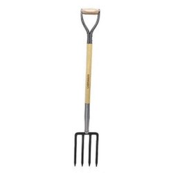 HORCA CAVAR JARDINA 4 PUAS ESPIGA C/M ANILLA 75 CM