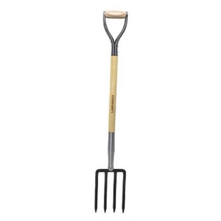 HORCA CAVAR JARDINA 4 PUAS ESPIGA C/M ANILLA 75 CM