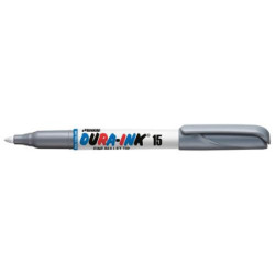 ROTULADOR PUNTA FINA DURA-INK 15 PLATA
