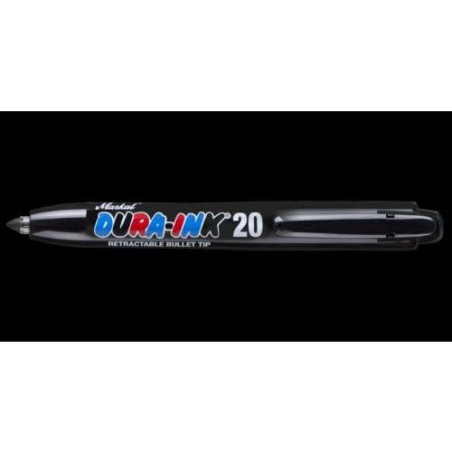 ROTULADOR RETRACTIL DURA-INK 20 NEGRO