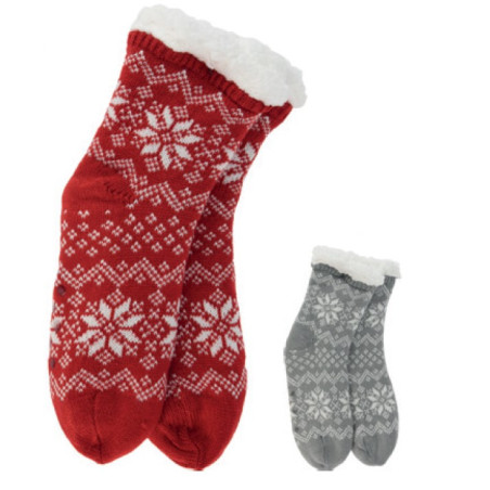 CALCETINES CON MOTIVOS NAVIDEÑOS - TALLA UNICA