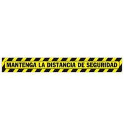 SEÑALIZACION SUELO MANTENGA DISTANCIA 64X7.5CM