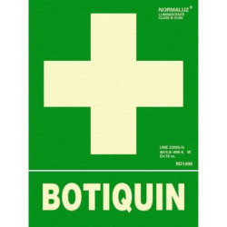 CARTEL PVC 40X30 SERIGRAFIADO BOTIQUIN